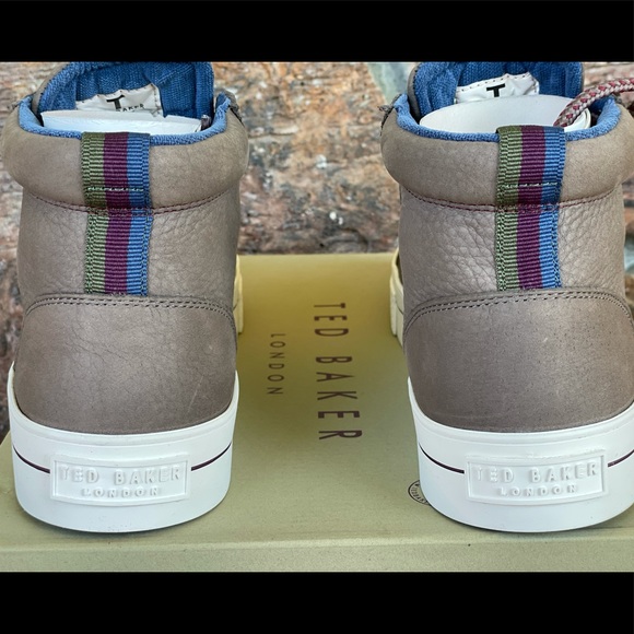 Ted Baker London Perick Leather High-Top Sneakers - Picture 10 of 14